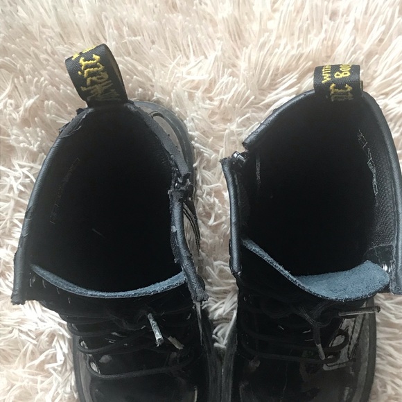 Dr Martens Delaney Sz 3 Black Patent - Picture 6 of 9